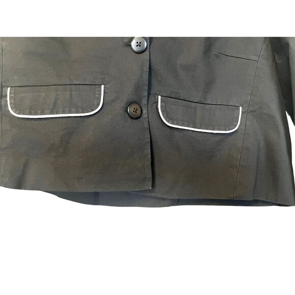NWTAnthropologie Maeve Poplin Cropped Blazer 10 - Picture 5 of 9